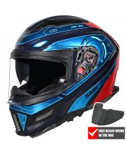SMK Agnar Cyborg Motorcycle Helmet at JTS Biker Clothing